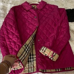 Burberry quilted jacket